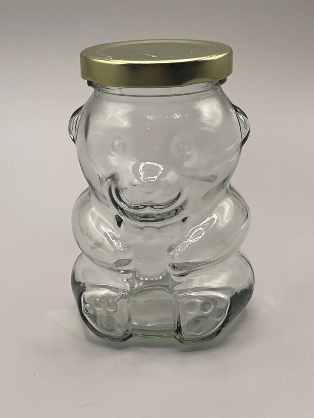 Bear Shaped Glass Jar With Lid.‎ 4.25